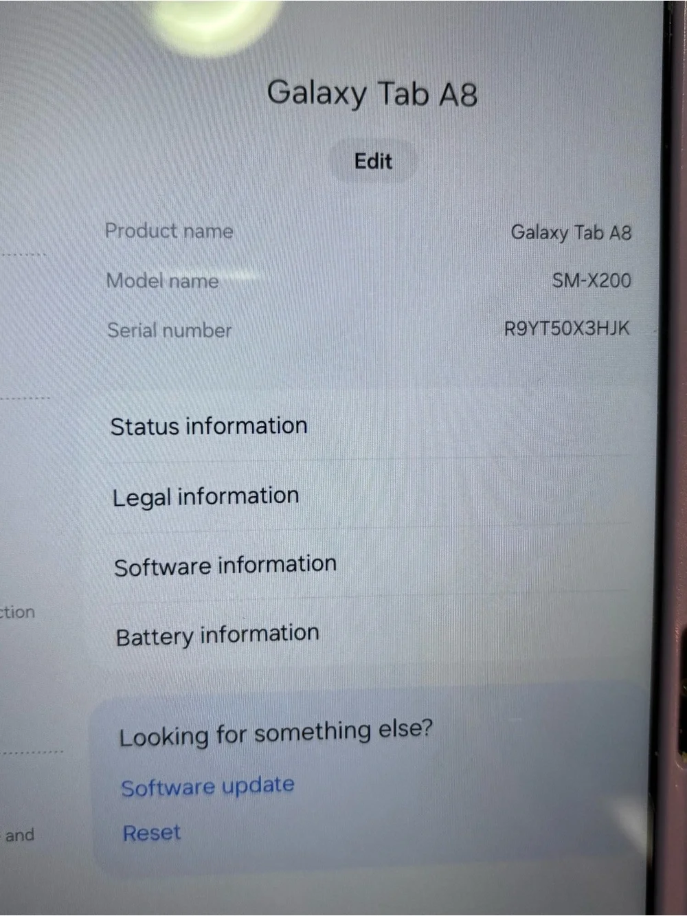 Samsung tablet selling